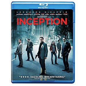 Inception (Blu-ray] $8.99 Amazon.com