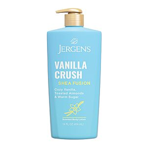 14-Oz Jergens Shea Fusion Vanilla Crush Moisturizing Body Lotion $4.89 w/ S&S + Free Shipping w/ Prime or on $35+