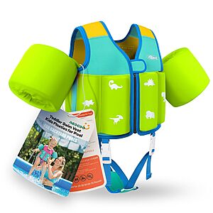 Kids AEOCOO Kids Toddler Swim Vest Float Jacket w/ Adjustable Buoyancy (Various) $14.50 + Free Shipping w/ Prime or on $35+