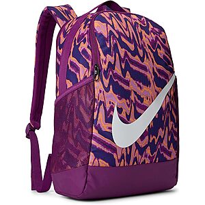 11L Nike Kids' Brasilia All Over Print Backpack (Bold Berry/Rush Fuchsia/White) $16.80 + Free Shipping