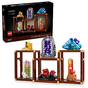 880-Piece LEGO Ideas Mineral Collection (21362) $40 + Free Shipping