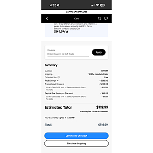 Samsung 55" S85H when purchasing the s84f $719.99