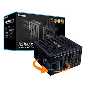 1000W Lian Li RS1000G ATX 3.1 80+ Gold Fully Modular Power Supply (Black) $79.99 + Free Shipping