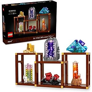 $47.95 | 880-Piece LEGO Ideas - Mineral Collection (21362, 2025) at Amazon