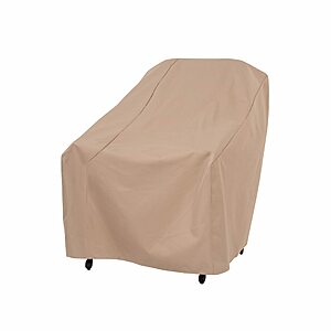Modern Leisure Basics Patio Chair Cover - Weather-Resistant Fabric - Furniture Protection Perfect for Patio, Deck, and Porch - 33" L x 34" W x 31" H - Khaki $11.18