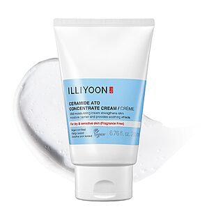Illiyoon Ceramide Ato Concentrate Cream Moisturizer for Dry & Sensitive Skin, Moisture Barrier Repair, Vegan, 6.76 fl.oz. $19.99