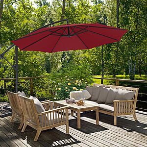 ABCCANOPY 10FT Cantilever Outdoor Patio Umbrella, various colors $99.95