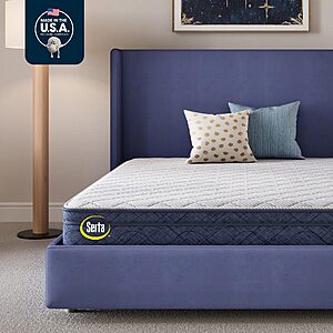 Serta Five Star Mattress Tranquility 10" Plush Pillow Top Cal King Mattress $431.24