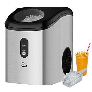 Litake Nugget Ice Maker, Rapid Ice Making in 6-8min, 33lbs/24H, 1.1lb ice Basket Capacity,45db Noise Level, Auto-Cleaning $122.39