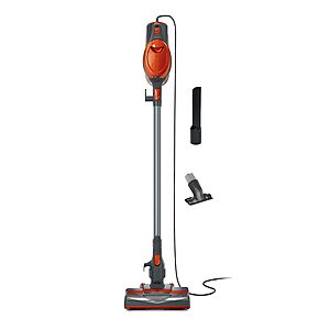 Shark Rocket Corded Stick Vacuum, Carpet & Hard Floors, Gray/Orange, HV301 $109.99