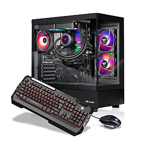 Thermaltake LCGS View 5860T-270 Gaming Desktop (AMD 7 5800X3D, ToughRam DDR4 3600Mhz 32GB RGB, NVIDIA RTX 5060 Ti 8GB, 1TB NVMe M.2, Win 11) $1399.99