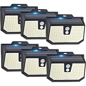 6-Pack Brightever 200lm Outdoor Motion Sensor Solar Lights $14 + Free Shipping w/ Prime