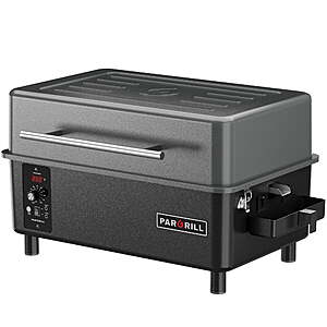 $240 FS WALMART by Great Star: PARGRILL 271 sq.in Wood Pellet Grill & Smoker, Tabletop Portable BBQ Grill with Digital Control, for Camping, Tailgating, Patio & Backyard