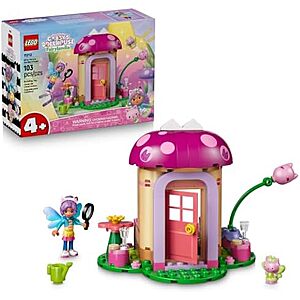 [NEW] $10 | 103-Piece LEGO Gabby's Dollhouse: TV Series - Kitty Fairy's Garden House (11212, 2026) at Amazon