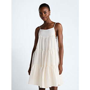 $13.61: Scoop Women's Flowy Tier Mini Dress, Sizes S-XXL