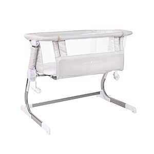 $129.95: Baby Delight Beside Me Dreamer Bassinet, Bedside Sleeper, Driftwood Grey