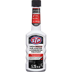 5.25-Oz STP High Mileage Fuel Injector & Carburetor Cleaner + $0.75 Walmart Cash $2.88 + Free Shipping w/ Walmart+ or on $35+