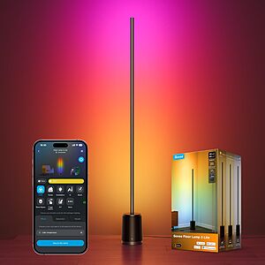 Govee Floor Lamp 3 Lite, Smart RGBIC LED Corner Lamp for Living Room $72.24