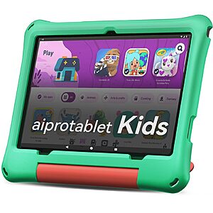 Kids Tablet, Android 16 Tablet for Kids 10 inch Octa-Core with Case, 30GB RAM 64GB ROM 2TB TF Card Expandable $53.99