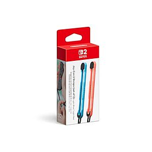 $10* | Official Nintendo Joy-Con 2 Straps (Light Blue/Red) at Amazon