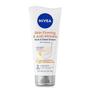 6.7-Oz NIVEA Skin Firming & Anti-Wrinkle Neck & Chest Cream w/ Q10 & Creatine $6.38 w/ S&S + Free Shipping w/ Prime or on $35+