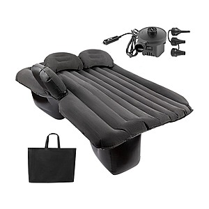 Zone Tech Car Back Seat Travel Inflatable Air Mattress Kit w/ 2 Air Pillows $25.99 + Free Shipping w/ Prime