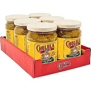 [SnS] $12.37* | 6-Pack 12-Oz Cholula Salsa Verde (Mild) at Amazon