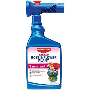 [SnS] $7.40 | 32-Oz BioAdvanced All-in-One Rose & Flower Plant Care (Ready-to-Spray) at Amazon