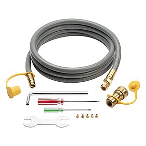 Cuisinart Natural Gas Conversion Kit for Propel+ Gas Grill, 10FT Hose & Adapters for Endless Gas, CSA Approved Outdoor Grilling Appliance Propane to NG Complete Kit $72.44