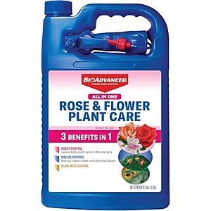 [NEW, SnS] $7.51 | BioAdvanced All-in-One Rose & Flower Plant Care - 1 Gal at Amazon