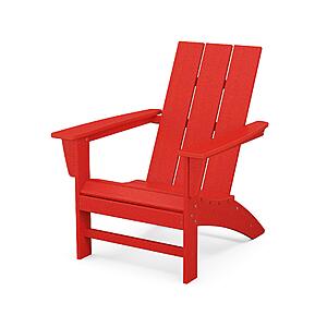 POLYWOOD Modern Adirondack Chair – All-Weather Outdoor Lawn Adirondack Chairs – HDPE, Fade-Resistant & Durable Outdoor Furniture, various colors, from $191.4