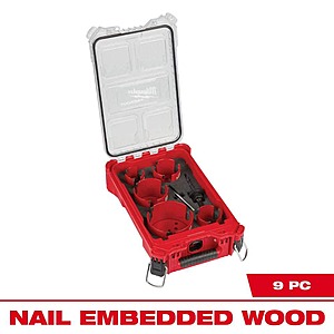 Milwaukee BIG HAWG Carbide Hole Saw Kit (9-Piece) with PACKOUT Case $129