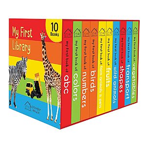 $1.99 | My First Library: of 10 Books for Kids (eBook) by Wonder House Books