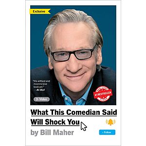 $2.99 | What This Comedian Said Will Shock You (eBook) by Bill Maher