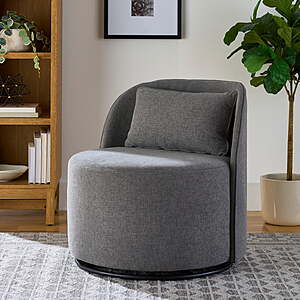 Better Homes & Gardens Juliet Modern Arch Swivel Accent Chair (Gray) $112.00 + Free Shipping w/ Walmart+ or on $35+