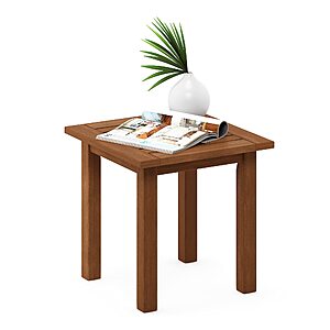 Furinno TIOMAN Outdoor Square Patio Table, Natural $27.87