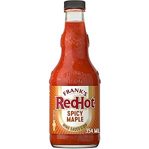 $10.54 | 6-Pack 12-Oz Frank's RedHot Wing Sauce & Dip (Spicy Maple) at Amazon ($1.76 each)