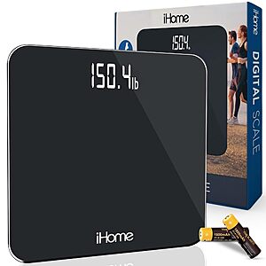 Amazon: iHome Digital Bathroom Scale $14.99 (Reg $24.99, ~40% Off) + FS w/ Prime