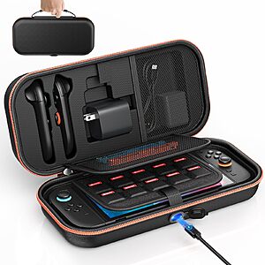 Auarte Switch 2 Carrying Case for Switch /OLED, [Charge inside] Travel Case $11.99