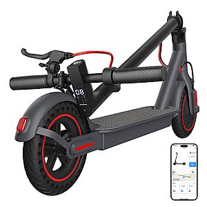 OBX Electric Scooter 350W 36V 5.2Ah 18mph 8.5in Solid Honeycomb Tires $110 + Free S/H