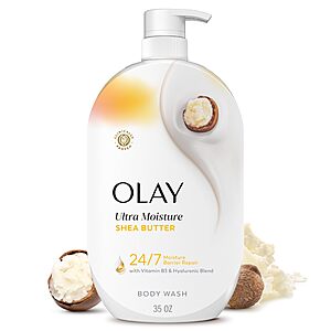 3/$22.14 or less S&S MBUY Olay Body Wash for Women 35oz Pump, Ultra Moisture, Hydrating Formula