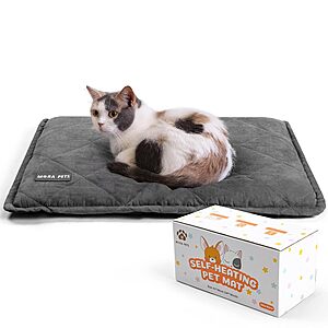 Mora Pets Self-Warming Cat & Dog Bed w/ Removable Washable Cover (Various Sizes) from $16.79 + Free Shipping w/ Prime or on $35+