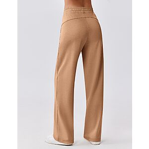 PINSPARK Women's Wide Leg Sweatpants High Waisted Baggy Sweat Pants $12.99