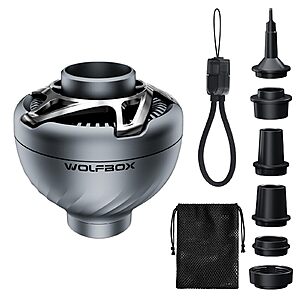 WOLFBOX MegaFlow USB Powere Mini Portable Air Pump $13 @ Amazon