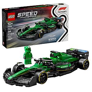 269-Piece LEGO Speed Champions Aston Martin Aramco F1 AMR24 Race Car Building Set (77245) $20.99 + Free Shipping w/ Prime or on $35+
