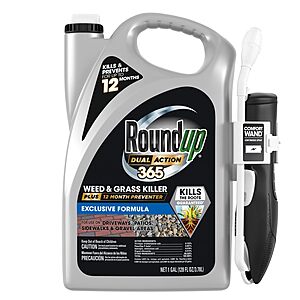$32.29: Roundup Dual Action 365 Weed & Grass Killer Plus 12 Month Preventer, 1 gal