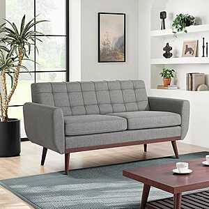 61.22" Serta Clifton Round Arm Sofa (Grey) $228.47 + Free Shipping