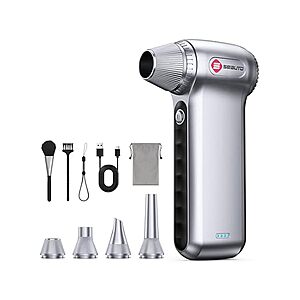 Viborell 180,000 RPM Cordless Electric Air Duster w/ 3-Speed & 4 Nozzles $16.99 + Free Shipping w/ Prime
