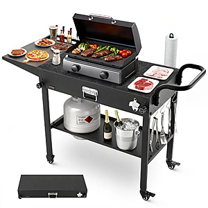 VEVOR 31.0 x 17.0'' Outdoor Grill Cart w/ Side Table $79.19 + Free Shipping at Vevor