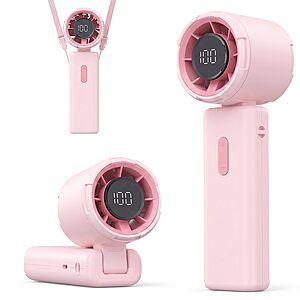 [Prime] TUNISE 4000mAh Mini Handheld 100-Speed Turbo Fan $4.99 + Free Shipping